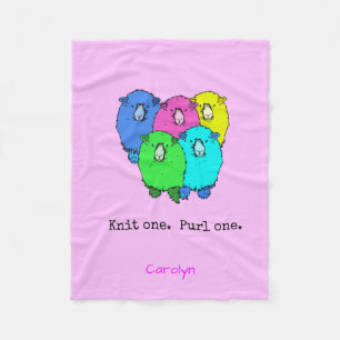 Eén koppel schapen selecteren fleece deken