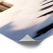 Een Koreaanse Sneeuwstraat Poster (Hoek)