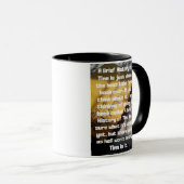 Een korte geschiedenis van Tim: Grappig Mok (Voorkant rechts)