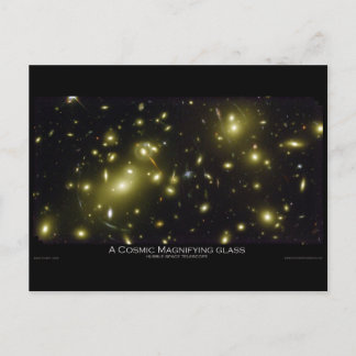 Een kosmisch vergrootglas - Hubble ruimtetelescoop Briefkaart