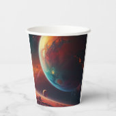 Een kosmische feestbeker papieren bekers (Achterkant)