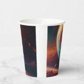 Een kosmische feestbeker papieren bekers (Links)