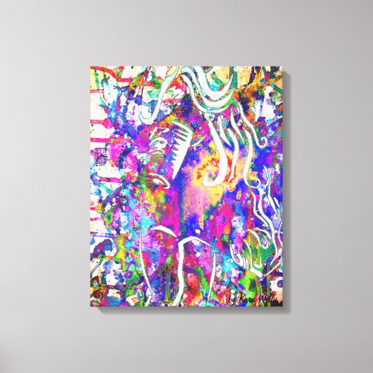 Een koude Drink II Canvas Wall Art (Voorkant)
