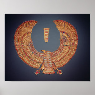 Een kraag in de vorm van de gier godin poster