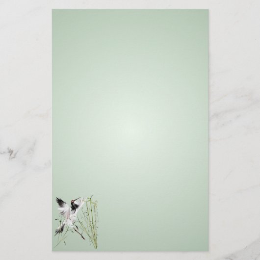 Eén kraan in het briefpapier van Bamboe (Voorkant)