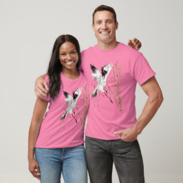 Een kraan in Shirten van Bamboe T-shirt