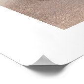 Een krab op de kust poster (Hoek)