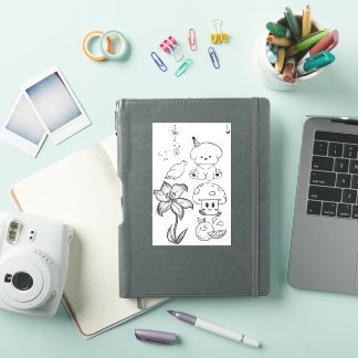 een krabbelpagina voor jou  sticker