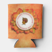 Een krans van herfstbladeren & Turkije Blikjeskoeler (Voorkant)