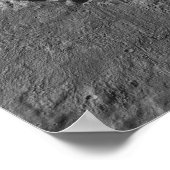 Een krater op Mars Poster (Hoek)