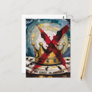 Een kroon en geen koningen in Amerika Briefkaart