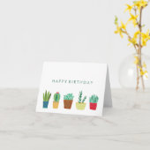 Een kruid van Cactus Kaart (Gele Bloem)