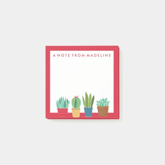 Een kruid van Cactus Post-it® Notes (Voorkant)