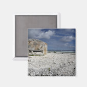 Een kruimelende bunker magneet (Voorkant / Achterkant)