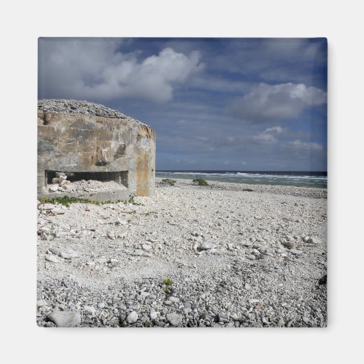 Een kruimelende bunker magneet (Voorkant)