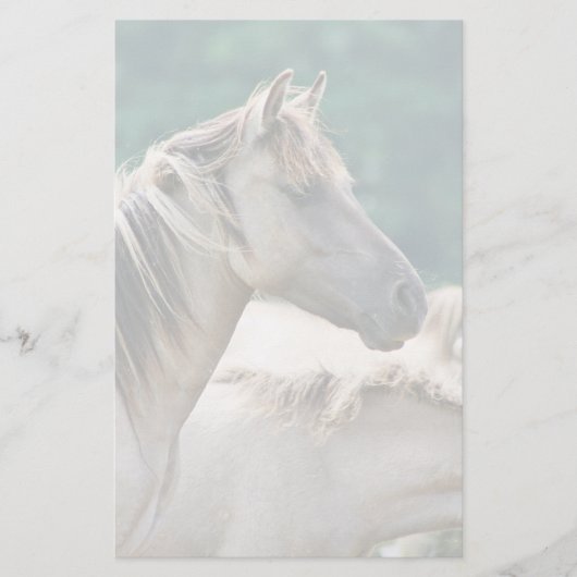 Een kudde Brumby Horses uit Australië Briefpapier (Voorkant)