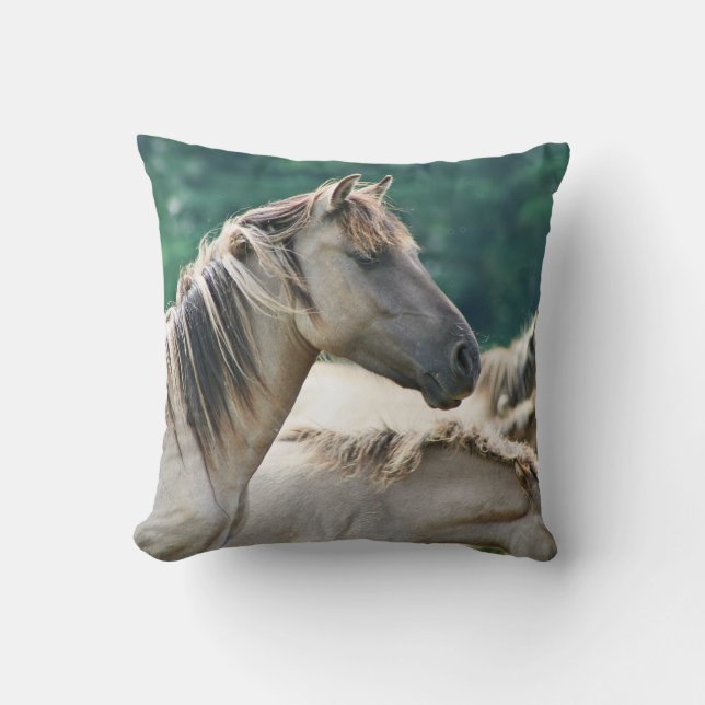Een kudde Brumby Horses uit Australië Kussen (Voorkant)