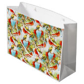 Een kudde veren groot cadeauzakje (Achterkant Gekanteld)