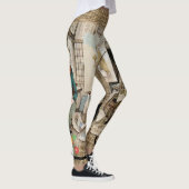 Een kunstafdruk leggings (Rechts)