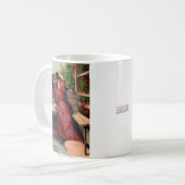 Een Kus Victoriaans Briefkaart Mok (Voorkant links)