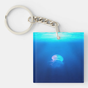 Een kwal sleutelhanger