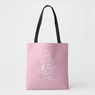 EÉN LAATSTE DING VÓÓR DE RING TOTE BAG