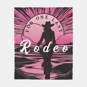 Eén Laatste Rodeo Bruidsmeisje Fleece Deken