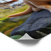 Een Labrador Retriever Rust in het Land Poster (Hoek)