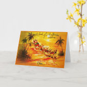 Een lading kerstwensen uit Florida Kaart (Gele Bloem)