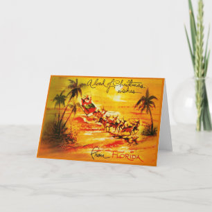 Een lading kerstwensen uit Florida Kaart