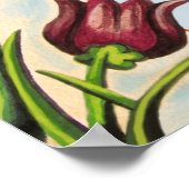 Een Ladybug op de stok Poster (Hoek)