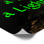 een lamp voor onze voeten poster (Hoek)