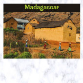 Een landelijk dorp in Madagaskar Briefkaart