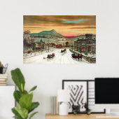 Een landkerscène poster (Thuiskantoor)