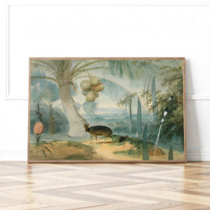 Een landschap in Ceylon door Samuel Daniell Poster