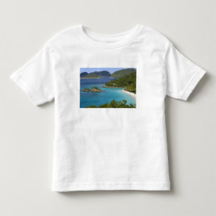 Een landschap van Caneel Bay vanaf een weg bij St. Kinder Shirts