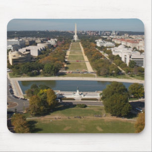 Een landschappelijk uitzicht van Washington DC Muismat