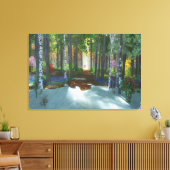 Een lange dag durend walkdoek afdrukken (Insitu (Woonkamer))