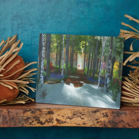 Een lange dag-loopvlakte fotoplaat (Zijkant)