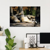 Een lange dag poster (Thuiskantoor)