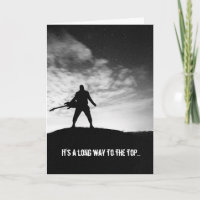 Een lange weg naar de Top Rocker Birthday Kaart