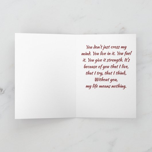 EEN LAPBRIEF OP "ONZE JUBILEUM" KAART (Binnen)