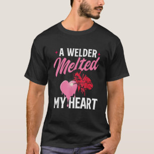 Een lasser die mijn hart heeft gesmolten, ronwerke t-shirt