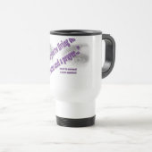 Een latte en een gebed reisbeker (Voorkant rechts)