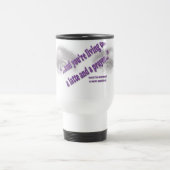Een latte en een gebed reisbeker (Center)