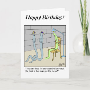 Een Leeg Tekenen - Worm Food - Pas het aan Kaart