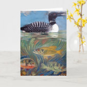 Een leeuw in de visvijver kaart (Gele Bloem)