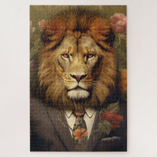 Een leeuwenzaak legpuzzel