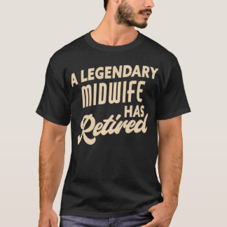 Een legendarische verloskundige heeft de verloskun t-shirt