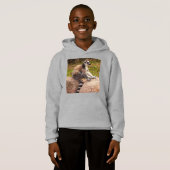 een lemur van een Madagascar op pullover hoodie (Voorkant volledig)